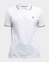Men's Pique Tipped Polo Shirt