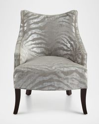 Lilia Animal-Print Chair
