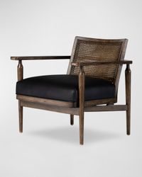 Xavier Leather Accent Chair