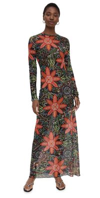 Eywasouls Malibu Alana Dress Boho Flower S