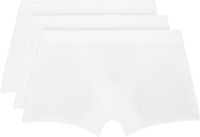 SKIMS Three-Pack White SKIMS Stretch 3 Boxer Briefs