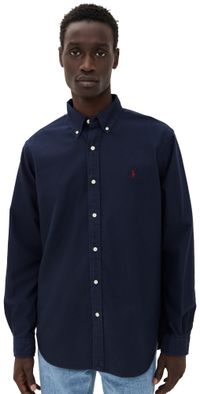 Polo Ralph Lauren Classic Fit Garment Dyed Oxford Shirt RL Navy L