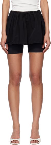 Kijun Black Puff Layered Skort