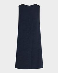 Sleeveless Front-Slit Tunic Mini Dress