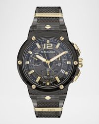 F-80 44mm Translucent Black Bioplastic Chronograph Watch