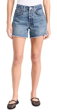 AGOLDE Parker Long Short: Vintage Cut Off Shorts Ruin 23