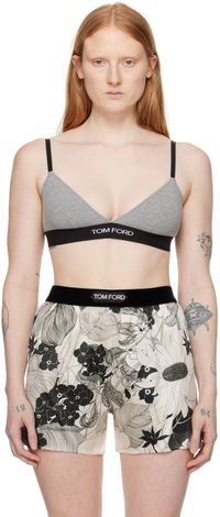 TOM FORD Gray Signature Bra