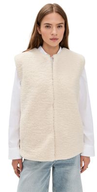 XIRENA Thea Sherpa Vest Cream L