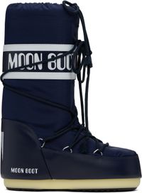 Moon Boot Bottes Icon bleu marine en nylon