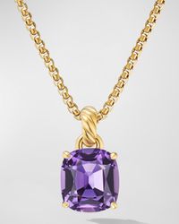 Marbella Enhancer with Gemstones in 18K Gold, 12x11mm