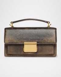 Venezia Small Treated Leather Crossbody Bag