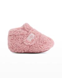 Girl's Bixbee Fleece Booties, Baby
