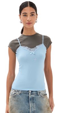 Acne Studios Eriana T-Shirt Grey/Blue S