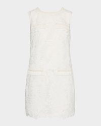 3D Garden Lace Mini Dress