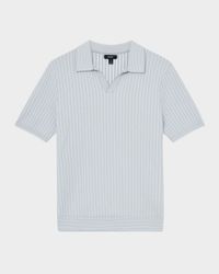 Men's Lancaster Stripe Open Collar Shirt
