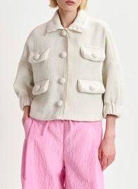 Essentiel Antwerp - Veste oversize - Taille L - Blanc