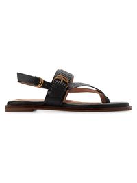 Women's Anica Lux Buckle Slides - Black - Size 9.5 Sandals