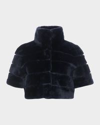 Reversible Shearling Lamb Bolero