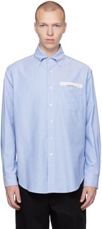 Palm Angels Blue Sartorial Shirt