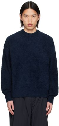 WOOYOUNGMI Navy Hairy Sweater