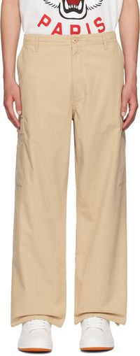 Kenzo Beige Kenzo Paris Workwear Cargo Pants
