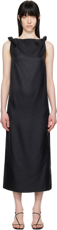 Loulou de Saison Black Moun Midi Dress