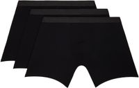 CDLP Three-Pack Black Long Boxer Briefs