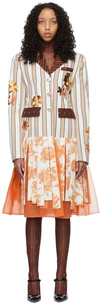 SHUTING QIU White Cotton Coat
