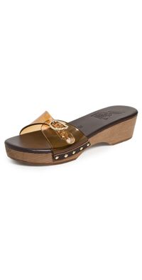 Ancient Greek Sandals Omonia Jelly Clogs Caramel 41