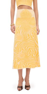 ALEXIS Jazlyn Skirt Yellow Bloom L