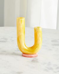 Mustique Double Tube Vase