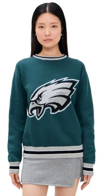 Terez Eagles Crewneck Sweater Eagles Midnight Green M