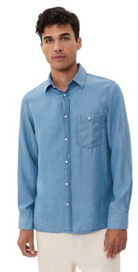 Officine Generale Alex Shirt Mid Indigo S
