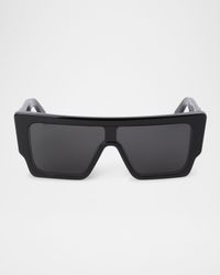 Men's Marion Acetate Shield Sunglasses