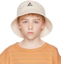 Repose AMS Kids Beige Embroidered Bucket Hat