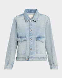Lillian Boxy Western Denim Jacket