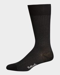 Men's Fabian Chevron Pattern Egyptian Cotton Socks