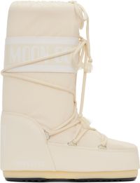 Moon Boot Bottes Icon blanc cassé en nylon