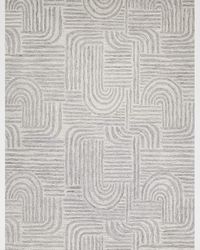 Juno Hand-Tufted Gray/Ivory Rug, 10' x 14'