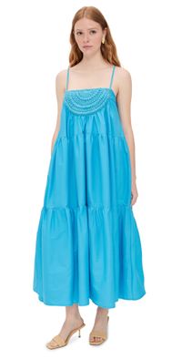 Elexiay Etim Dress Turquoise XS
