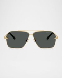Men's VE2284 Aviator Sunglasses