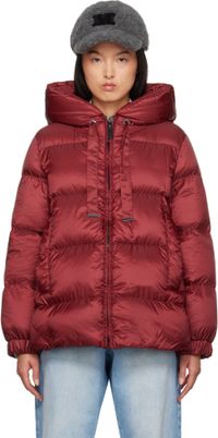 Max Mara Blouson Seia rouge rembourré en duvet - The Cube
