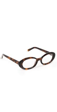 Elisa Johnson Lyric Leigh Glasses Brown Tortoise One Size