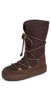 Moon Boot Moon Boot x Guest In Residence Track Knit Boots Cocoa 39