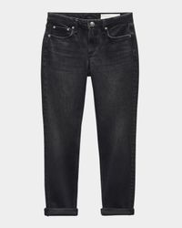 Dre Low-Rise Slim Boyfriend Jeans