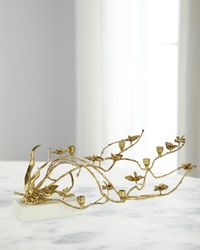 Orchids in Bloom 6-Candle Candleholder