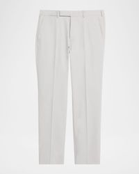 Men's Cotton-Stretch Modern Fit Trousers