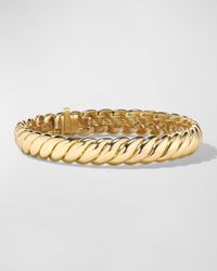 Sculpted Cable Bracelet in 18K Gold, 8.5mm