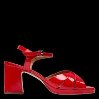 Mellow Yellow - Sandales à talon en cuir - Taille 41 - Rouge