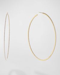 Flawless Thin Hoop Earrings, 40mm